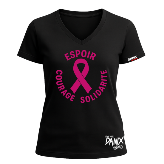Tshirt OCTOBRE ROSE (Espoir, Courage, Solidarité) [DANIX CENSORED]
